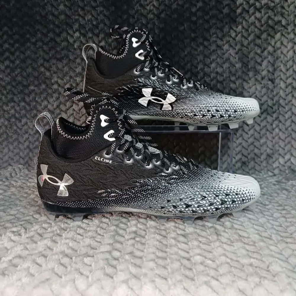 Under Armour Spotlight Clone 3.0 MC Football Cleats‎ Black Mens 3026334 Size 10